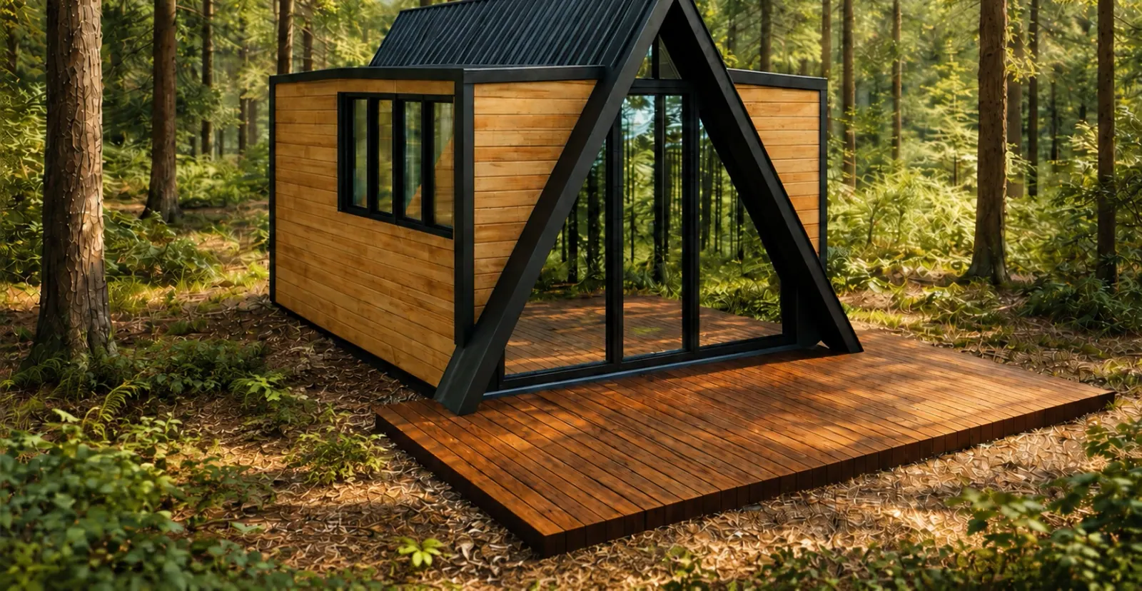 Cabaña Alpina · imagen del catálogo retocada