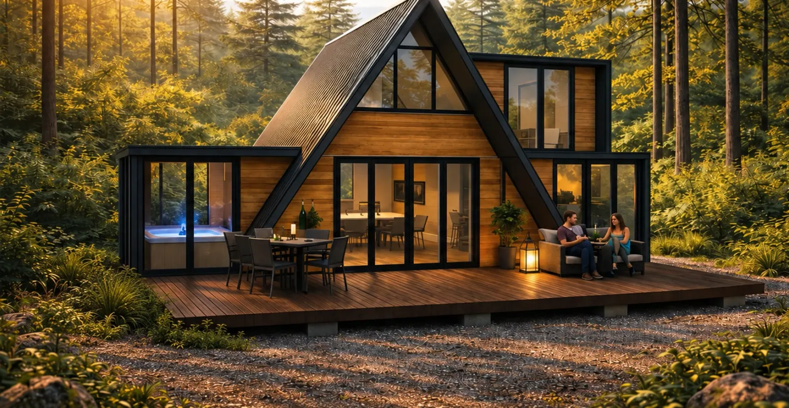 Cabaña Suiza XL · imagen del catálogo retocada